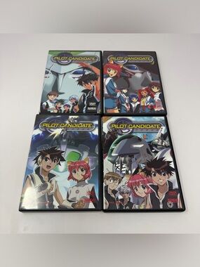 Pilot Candidate Anime Dvd Set Volume 1-4  Complete Set 1 2 3 4 Bandai Mint Disc